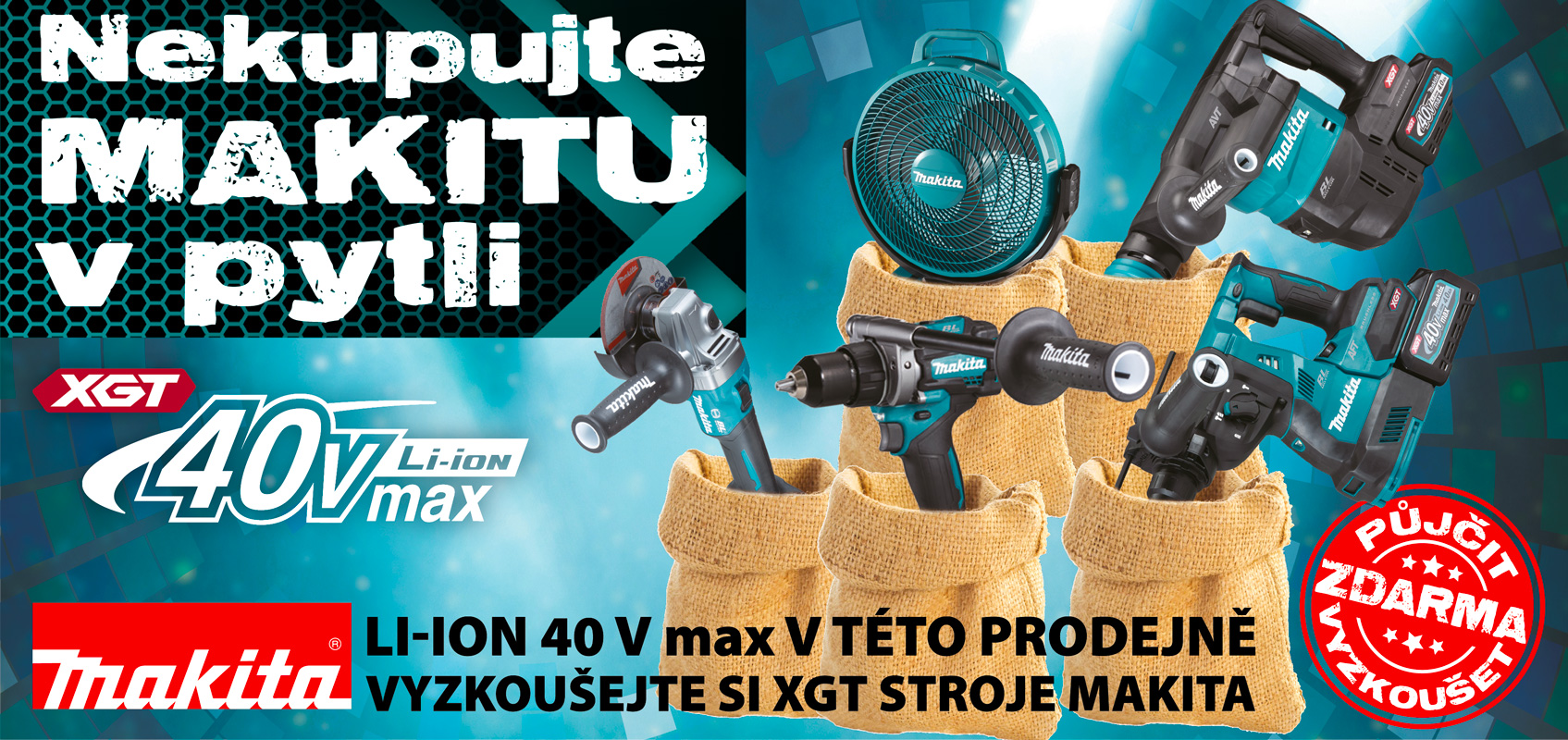 Makita v pytli